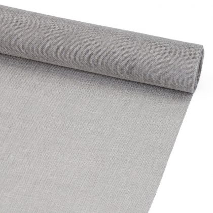 Jute-Sackleinen künstlich 48cm x 4,5m, Grau