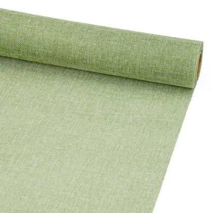 Jute-Sackleinen künstlich 48cm x 4,5m, Olivgrün