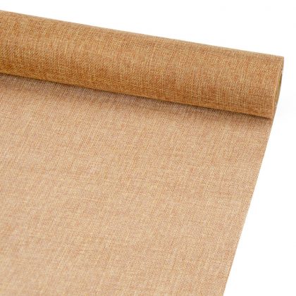 Jute-Sackleinen künstlich 48cm x 4,5m, Zimt