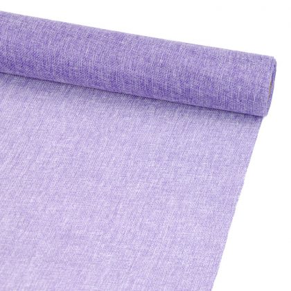 Jute-Sackleinen künstlich 48cm x 4,5m, Lavendel