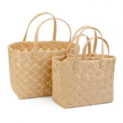 Korb-Taschen Set-3 Stück, Natur