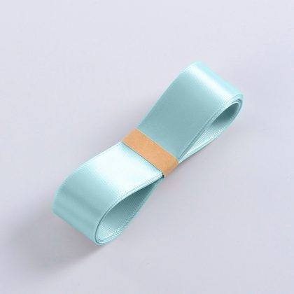 Satinband Premium 2,5cm x 41m, Hellblau