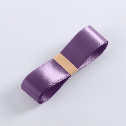 Satinband Premium 2,5cm x 41m, Taro Purpure