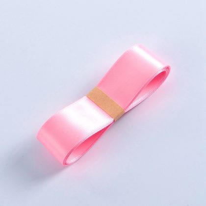 Satinband Premium 2,5cm x 41m, Hellrosa