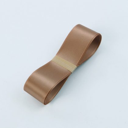 Satinband Premium 2,5cm x 41m, Braun