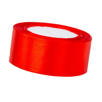 Satinband 3,8cm x 22m, Rot