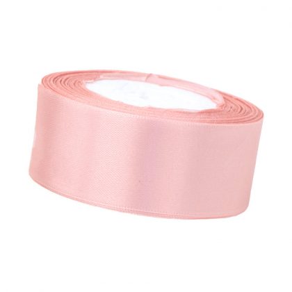 Satinband 3,8cm x 22m, Vintage Puder