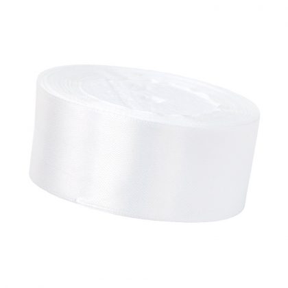 Satinband 3,8cm x 22m,  Elfenbein
