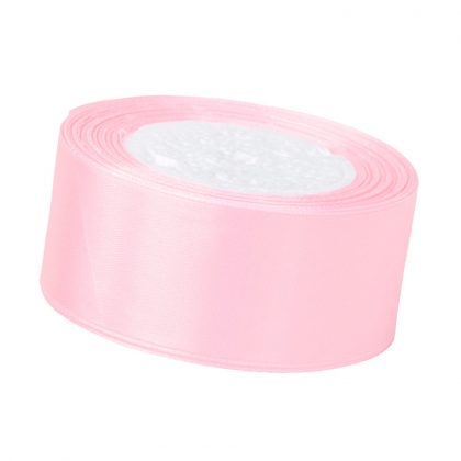 Satinband 3,8cm x 22m, Hellrosa