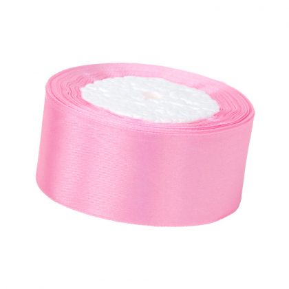 Satinband 3,8cm x 22m, Rosa Neon