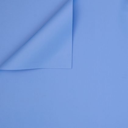 Blumenfolie doppelseitig in Blättern 58cm x 58cm, Blau