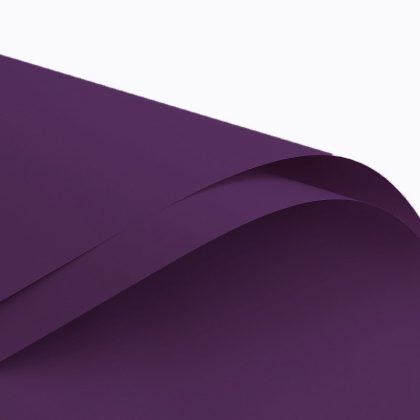 Blumenfolie matt in Blättern 57cm x 57cm, Rosiges Mauve