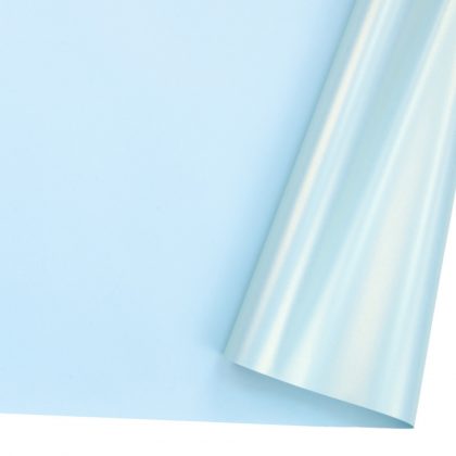 Blumenfolie Mono 58cm x 20m, Hellblau